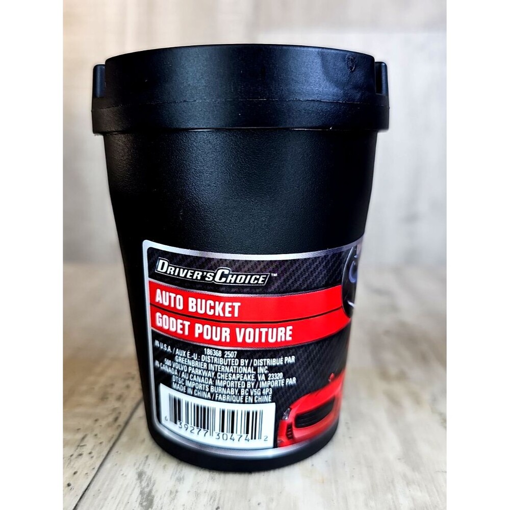 Driver’s Choice Butt Bucket Car Ashtray Cup Holder Black Cigarette Extinguish
